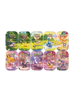 Pokemon TCG: 30th Celebration - Mini Tin - MIX - Zestaw 10 sztuk